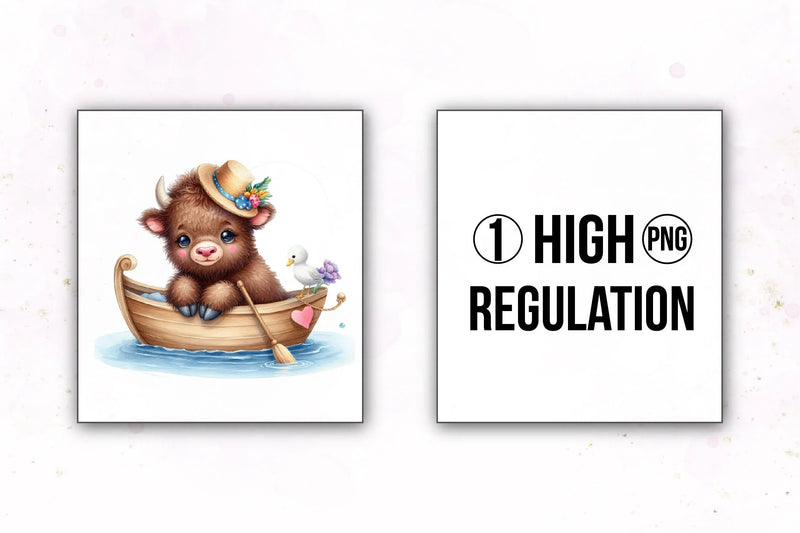 Cute Baby Animals Boat Clipart Bundle 14 - CraftNest - Digital Crafting and Art