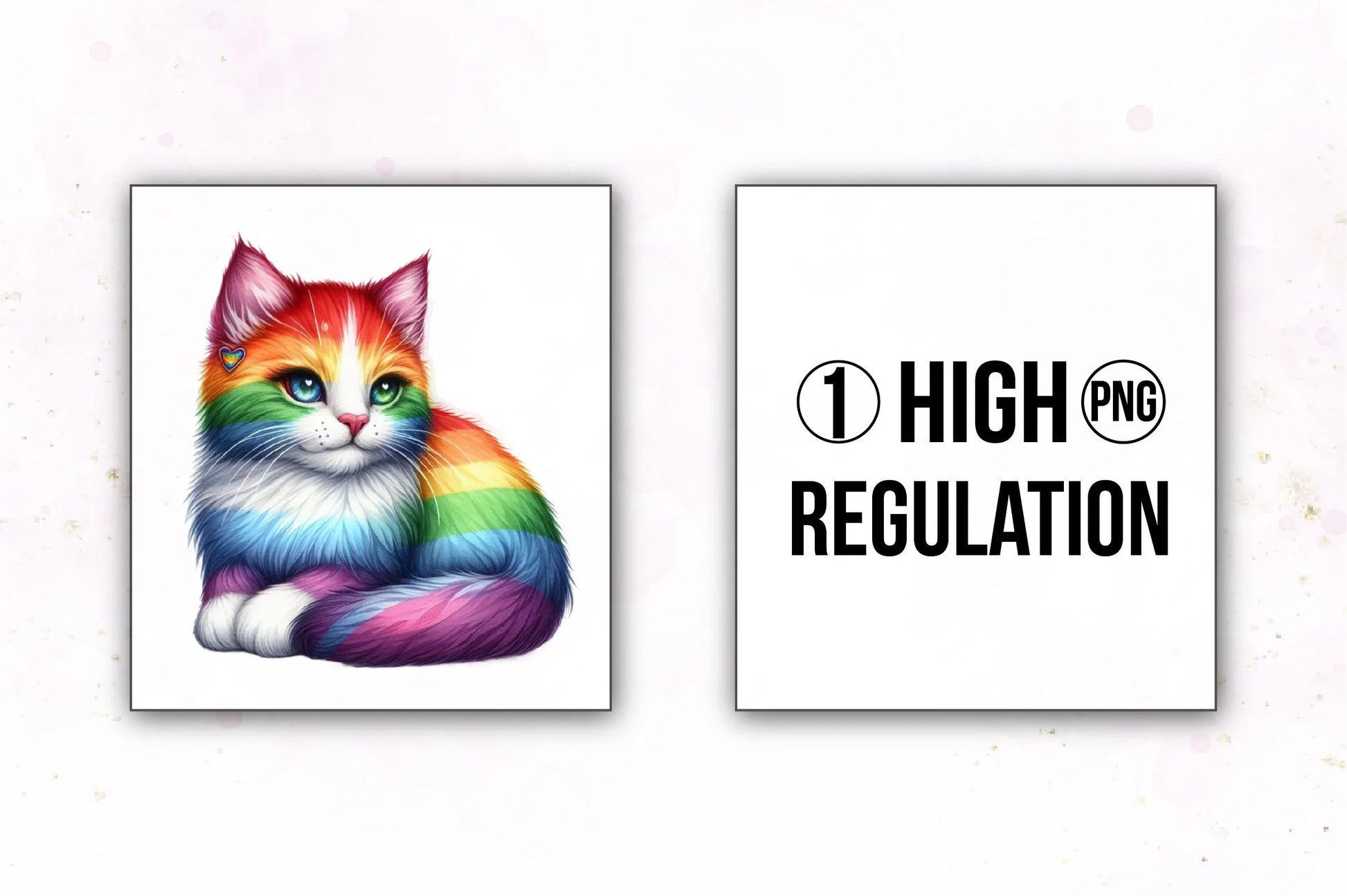 Rainbow Animals Clipart Set 6 - CraftNest - Digital Crafting and Art