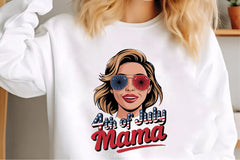 Fourth of July Patriotic Woman Clipart Bundle - CraftNest - Digital Crafting and Art