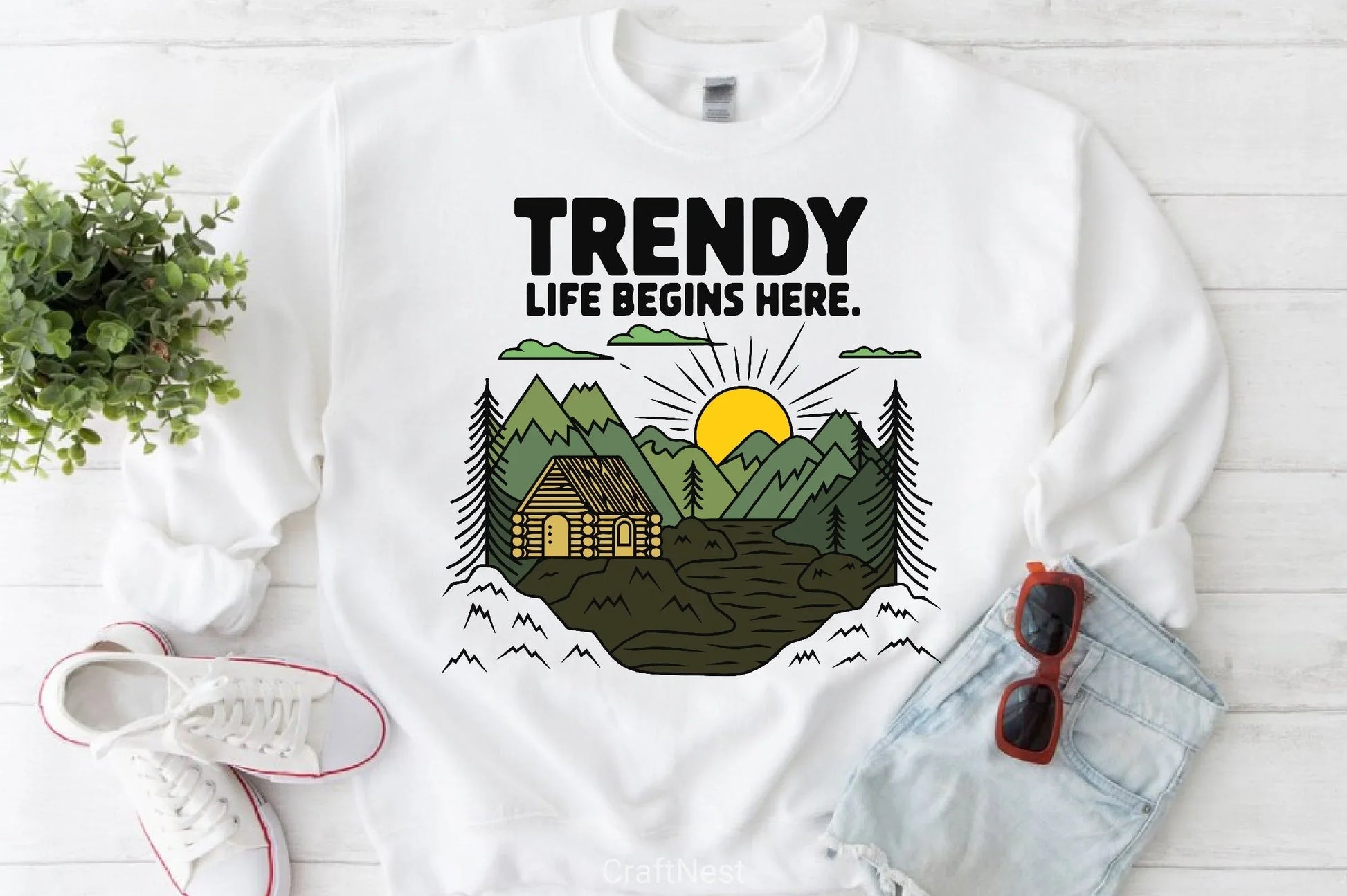 Trendy Life Clipart Bundle - CraftNest - Digital Crafting and Art