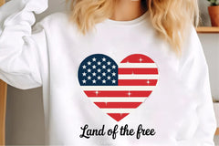 American Flag Heart Clipart Bundle 2 - CraftNest - Digital Crafting and Art