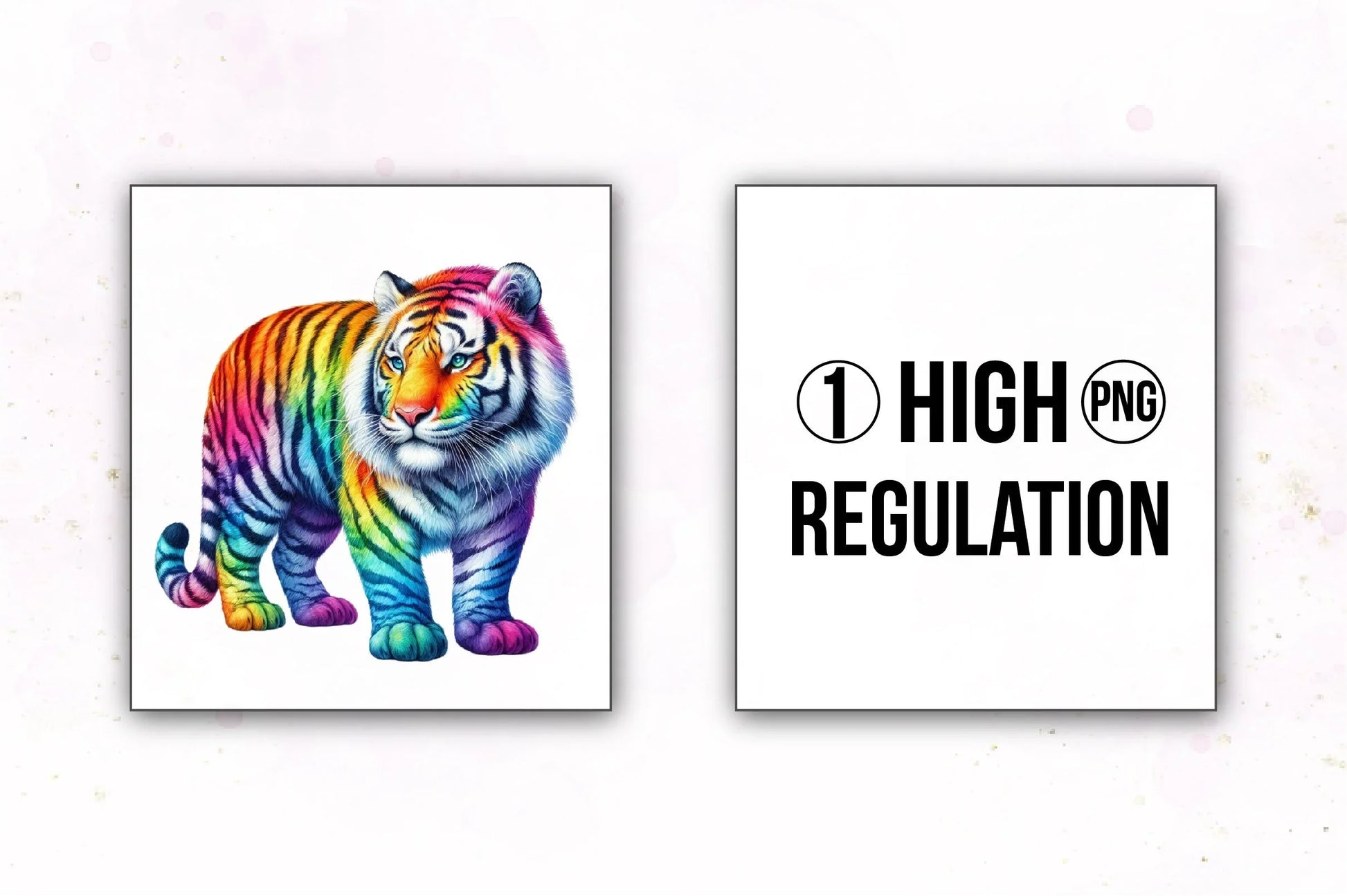 Rainbow Animals Clipart  2 - CraftNest - Digital Crafting and Art