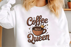 Coffee Queen Crown Mug Clipart Bundle - CraftNest - Digital Crafting and Art