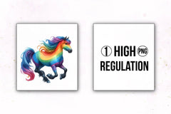 Rainbow Animals Clipart Bundle 8 - CraftNest - Digital Crafting and Art