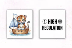 Cute Baby Animals Boat Clipart Bundle 15 - CraftNest - Digital Crafting and Art