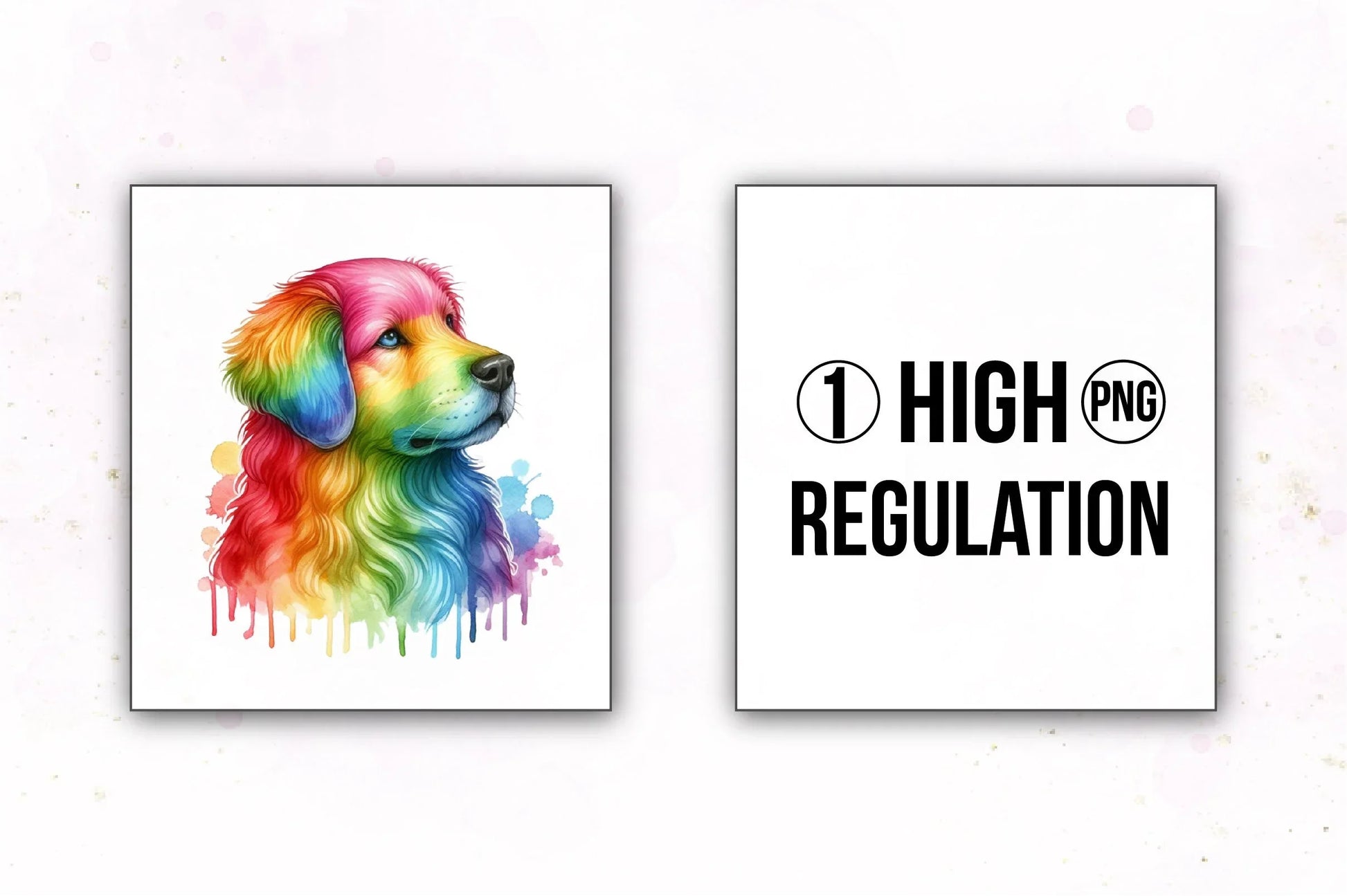 Rainbow Animals Clipart Set 3 - CraftNest - Digital Crafting and Art