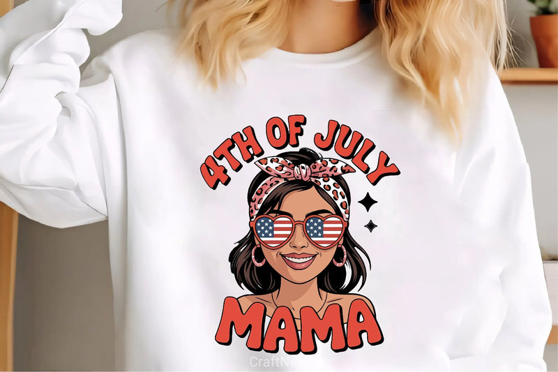 Fourth of July Patriotic Woman Clipart Bundle 2 - CraftNest - Digital Crafting and Art