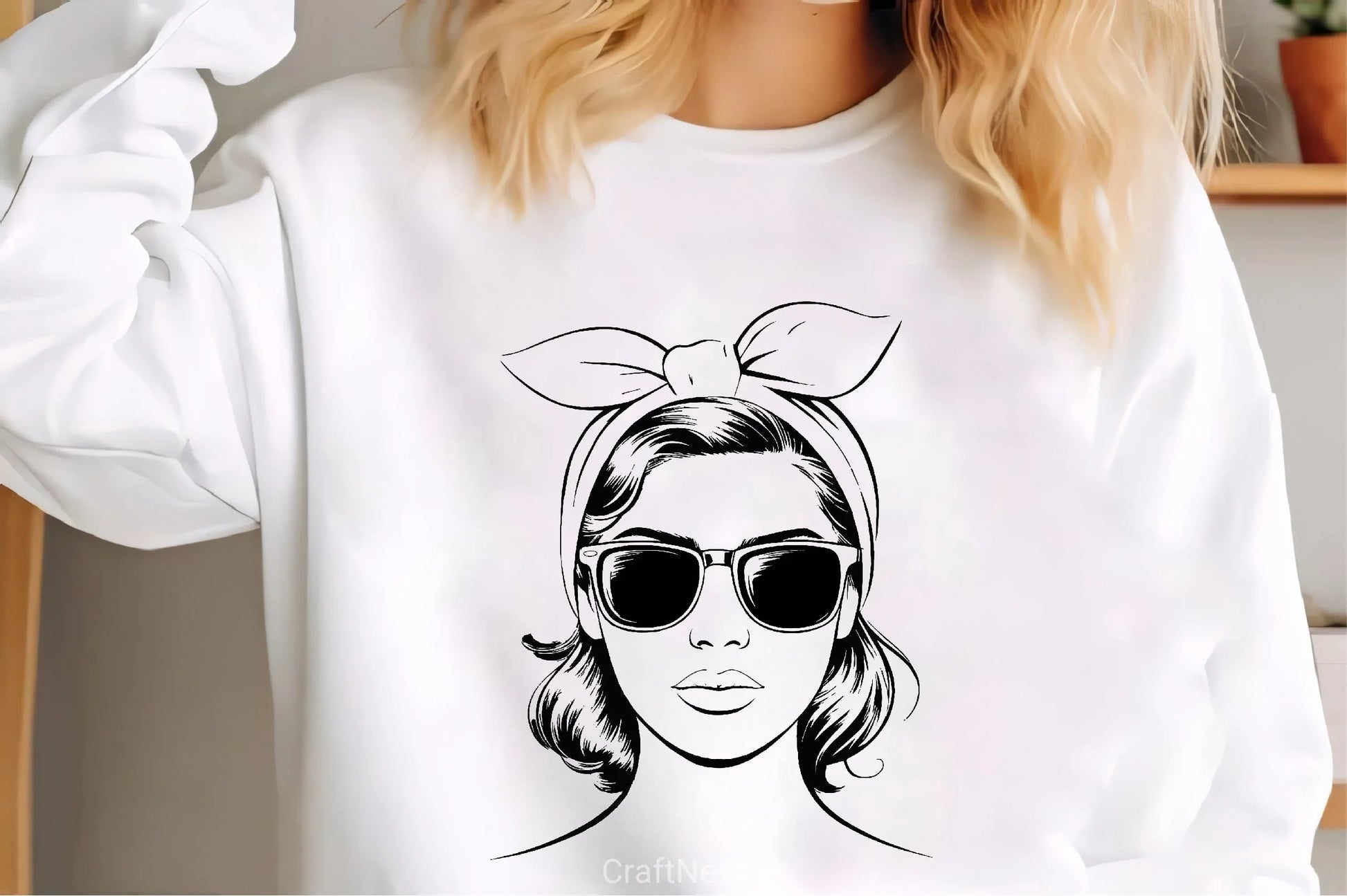 Retro American Woman Clipart Bundle - CraftNest - Digital Crafting and Art