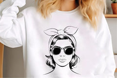 Retro American Woman Clipart Bundle - CraftNest - Digital Crafting and Art