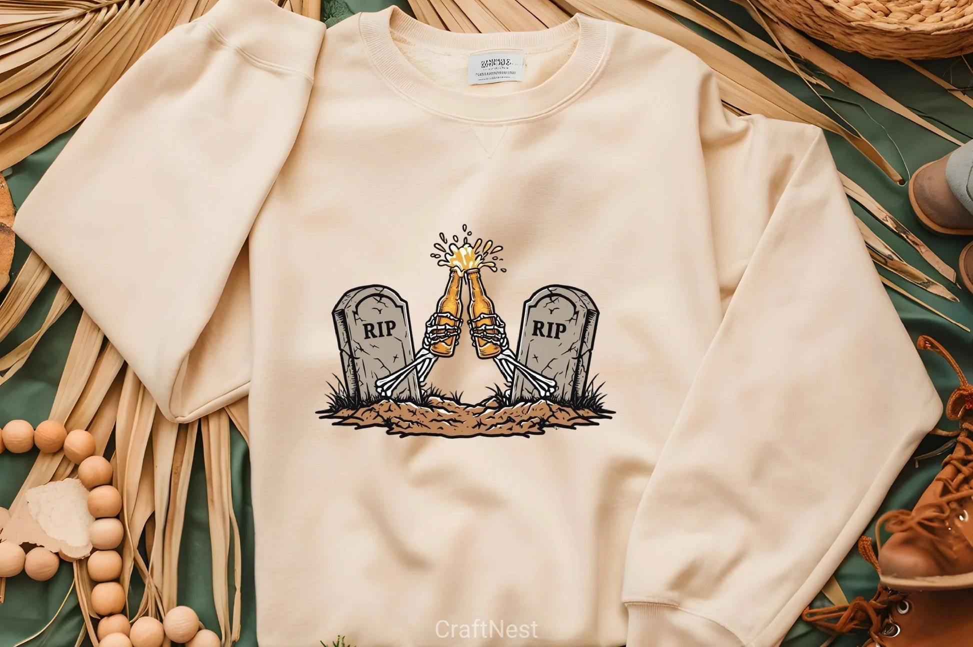 Cheers From The Grave Clipart Bundle - CraftNest - Digital Crafting and Art