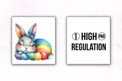 Rainbow Animals Clipart Bundle 17 - CraftNest - Digital Crafting and Art