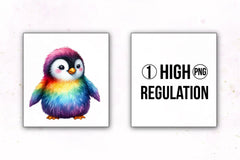 Rainbow Animals Clipart Bundle 19 - CraftNest - Digital Crafting and Art