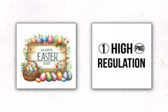 Easter Day Board Clipart Bundle 3 - CraftNest - Digital Crafting and Art