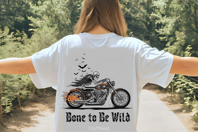 Bone To Be Wild Skeleton Biker Clipart Bundle 2 - CraftNest - Digital Crafting and Art