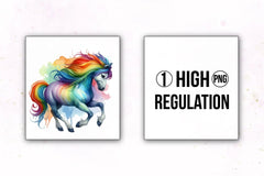 Rainbow Animals Clipart Bundle 20 - CraftNest - Digital Crafting and Art