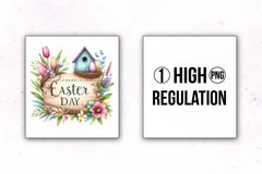 Happy Easter Clipart Bundle 14 - CraftNest - Digital Crafting and Art