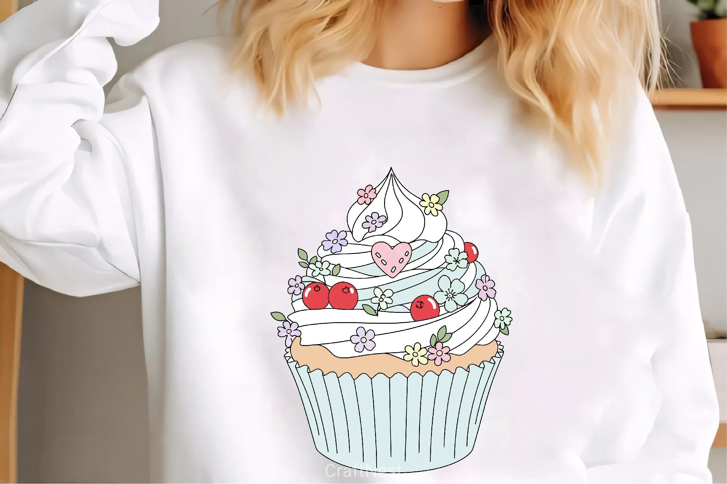 Pastel Cupcake Clipart Bundle - CraftNest - Digital Crafting and Art