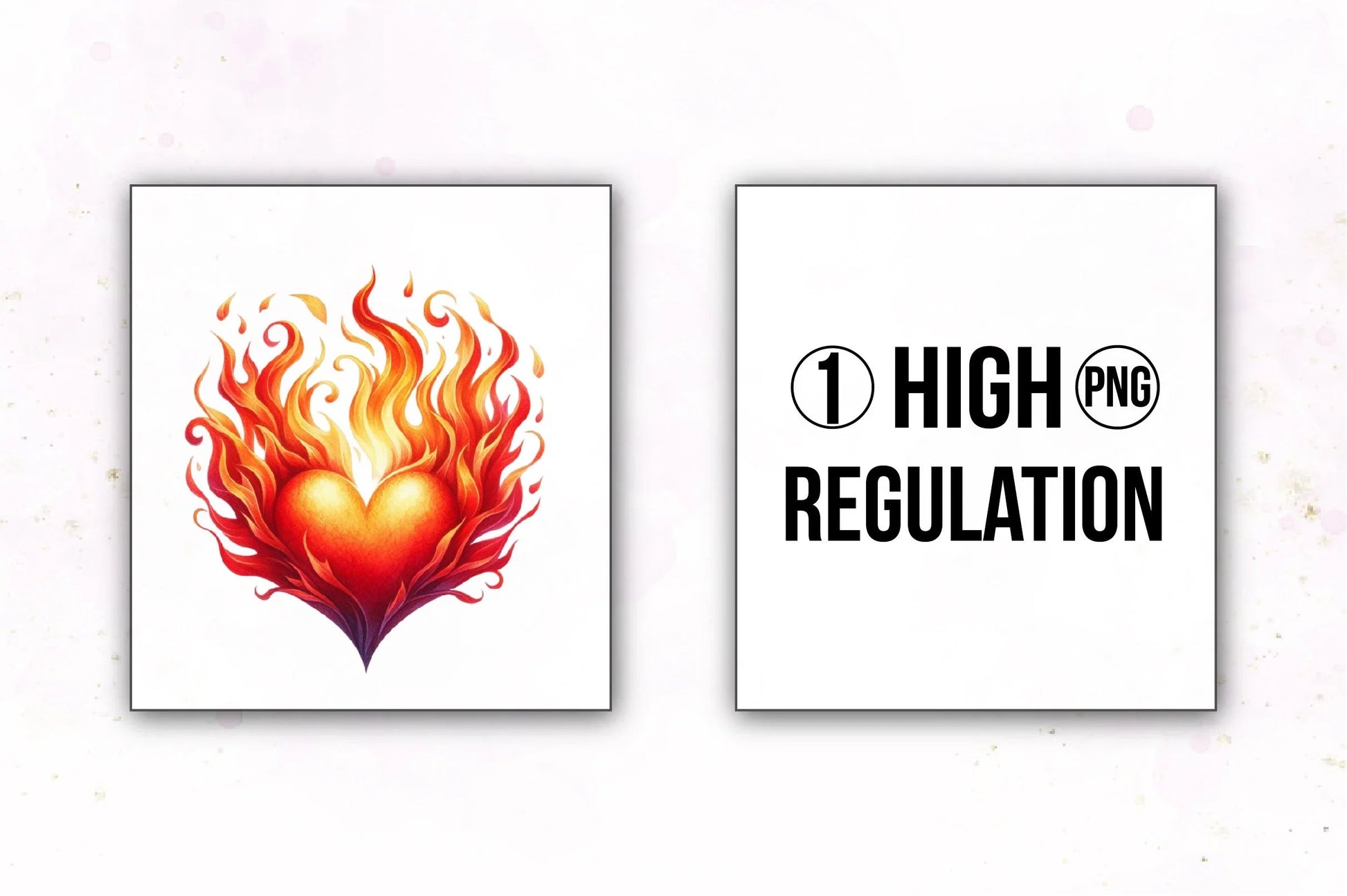 Flaming Heart Clipart Bundle 7 - CraftNest - Digital Crafting and Art