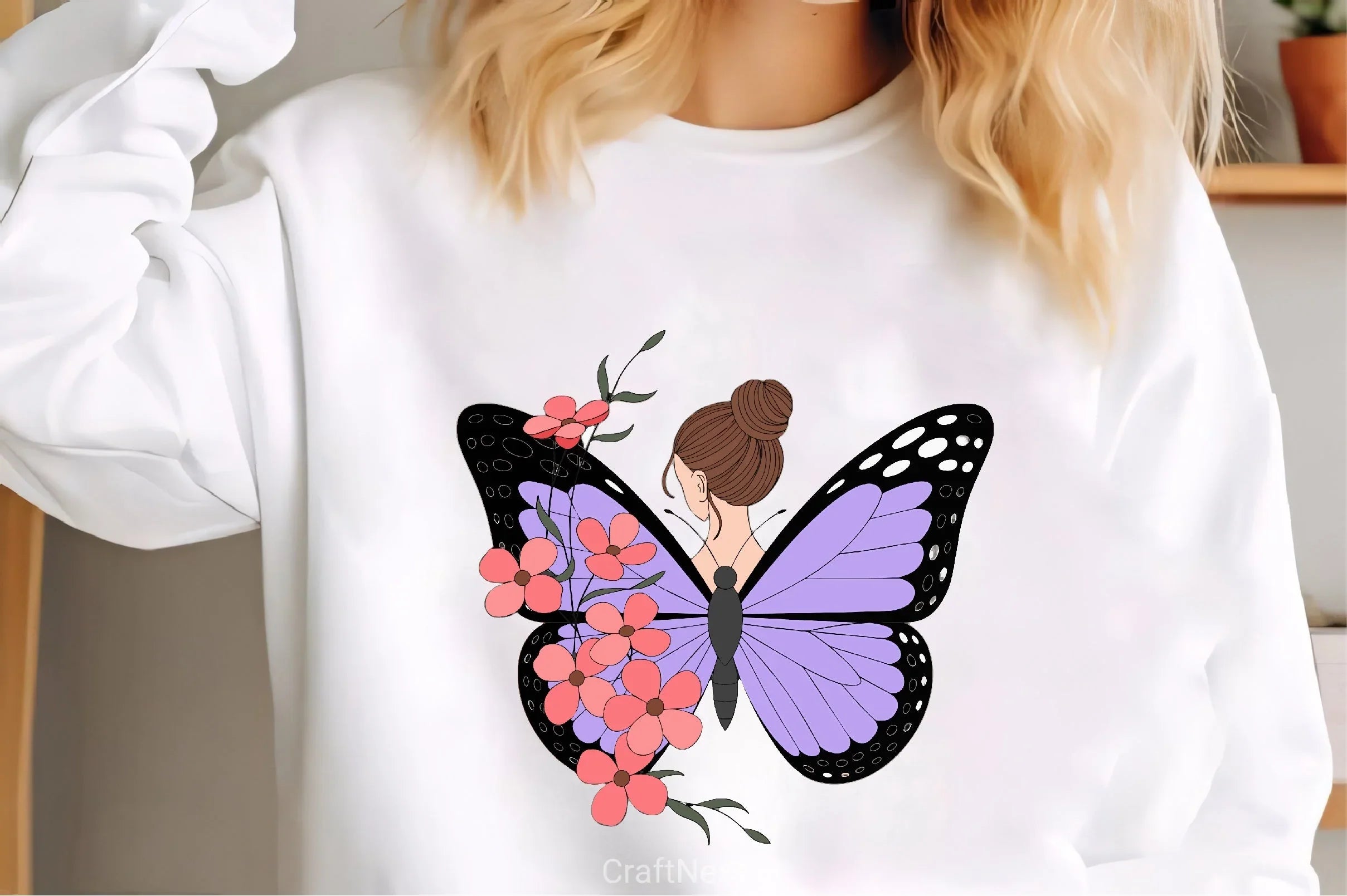 Butterfly Wings & Flowers Clipart Bundle - CraftNest - Digital Crafting and Art