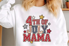 Fourth of July Patriotic Baseball Stars Clipart Bundle - CraftNest - Digital Crafting and Art