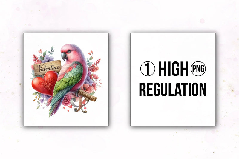 Bird Valentines Clipart Bundle 5 - CraftNest - Digital Crafting and Art