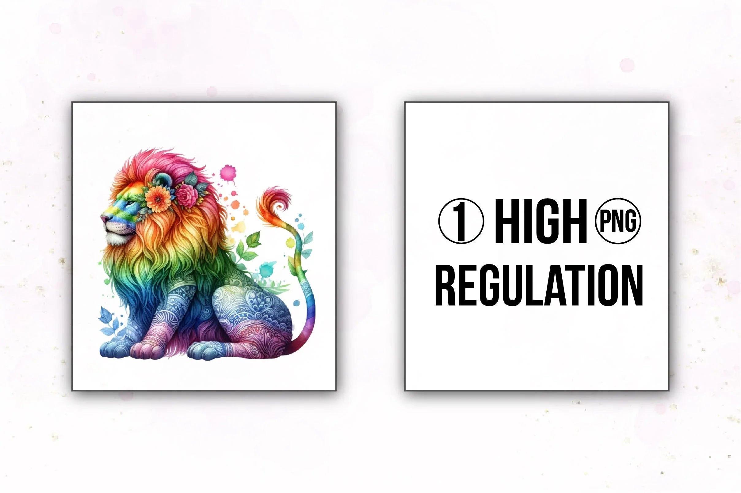 Rainbow Animals Clipart Bundle 6 - CraftNest - Digital Crafting and Art