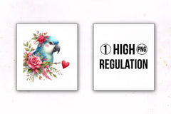 Bird Valentines Clipart Bundle 3 - CraftNest - Digital Crafting and Art