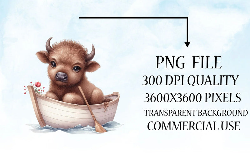 Cute Baby Animals Boat Clipart Bundle 4 - CraftNest - Digital Crafting and Art