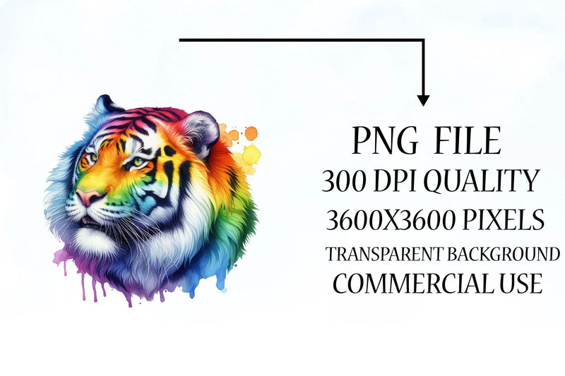 Rainbow Animals Clipart Bundle 4 - CraftNest - Digital Crafting and Art