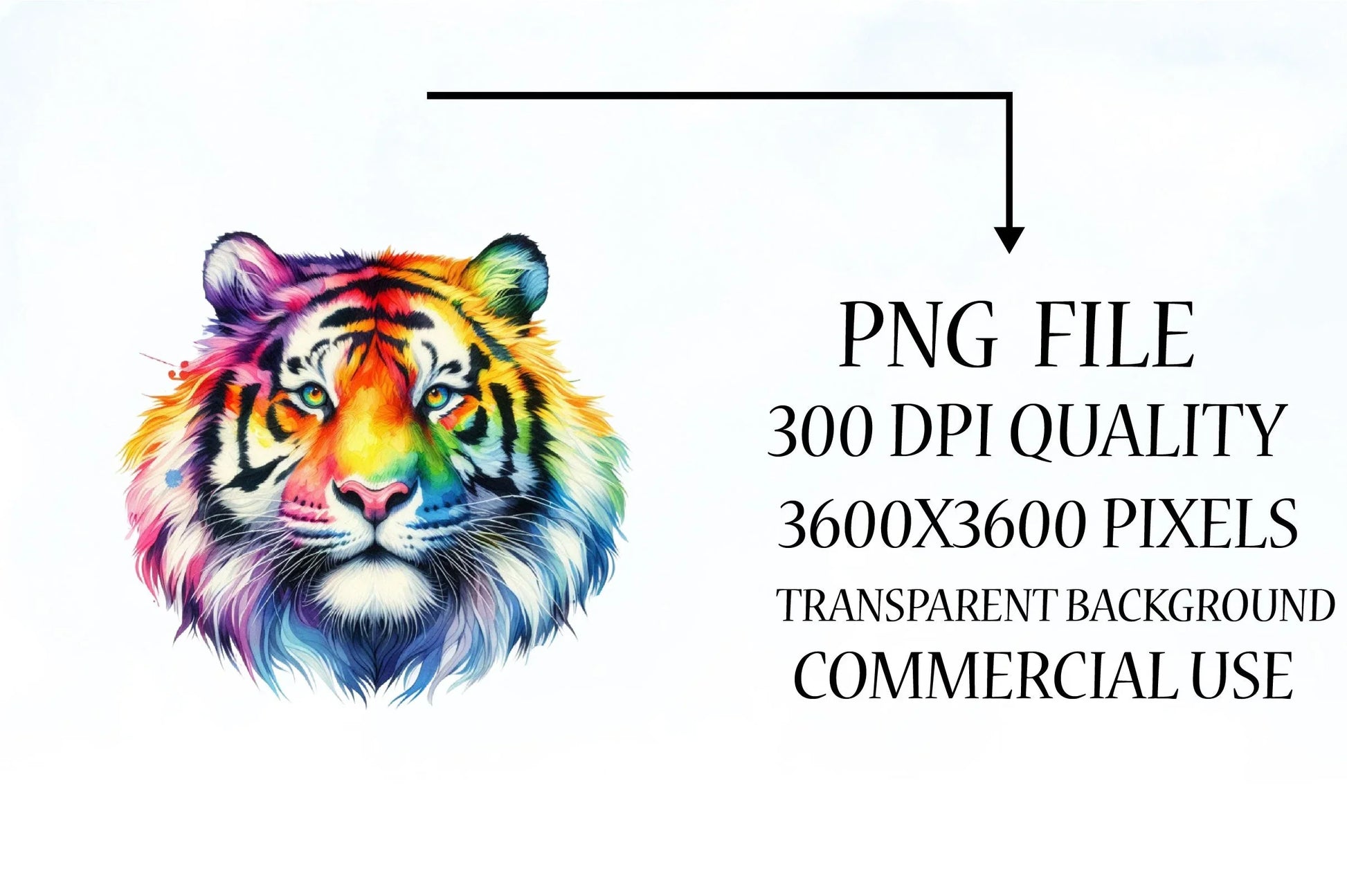 Rainbow Animals Clipart Bundle 13 - CraftNest - Digital Crafting and Art