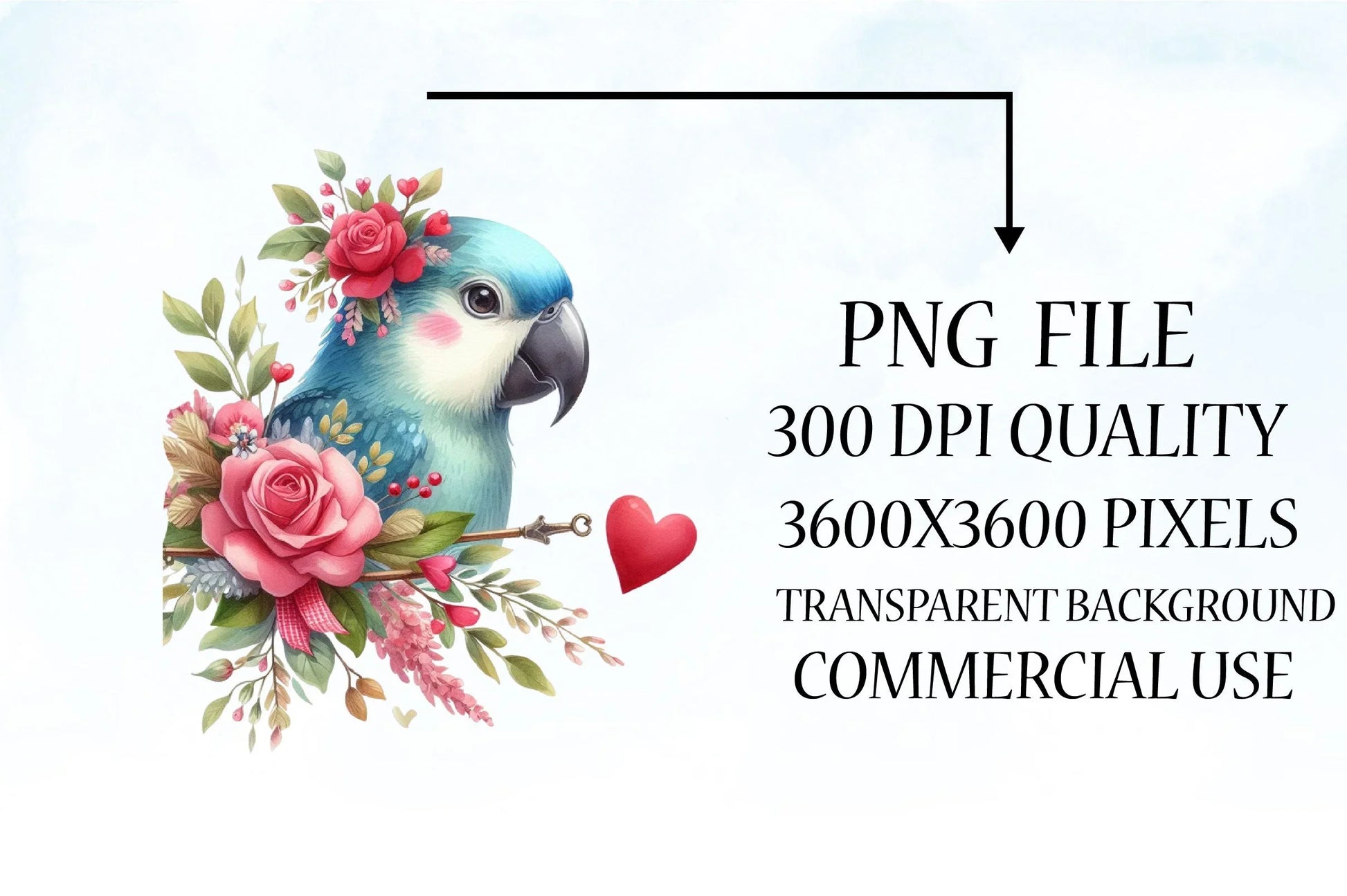 Bird Valentines Clipart Bundle 3 - CraftNest - Digital Crafting and Art