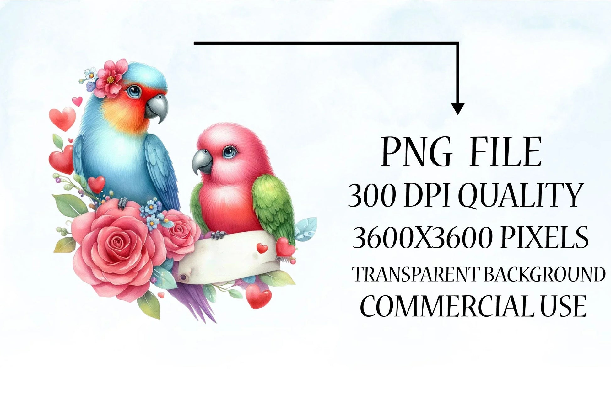 Bird Valentines Clipart Bundle 7 - CraftNest - Digital Crafting and Art