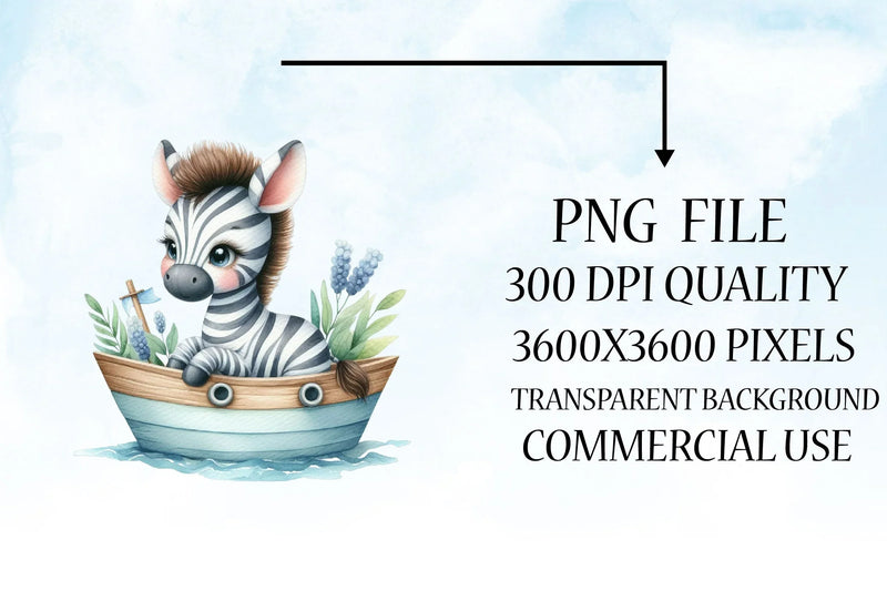 Cute Baby Animals Boat Clipart Bundle 18 - CraftNest - Digital Crafting and Art