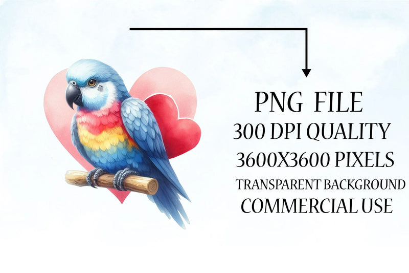 Bird Valentine's Day Clipart Bundle 2 - CraftNest - Digital Crafting and Art