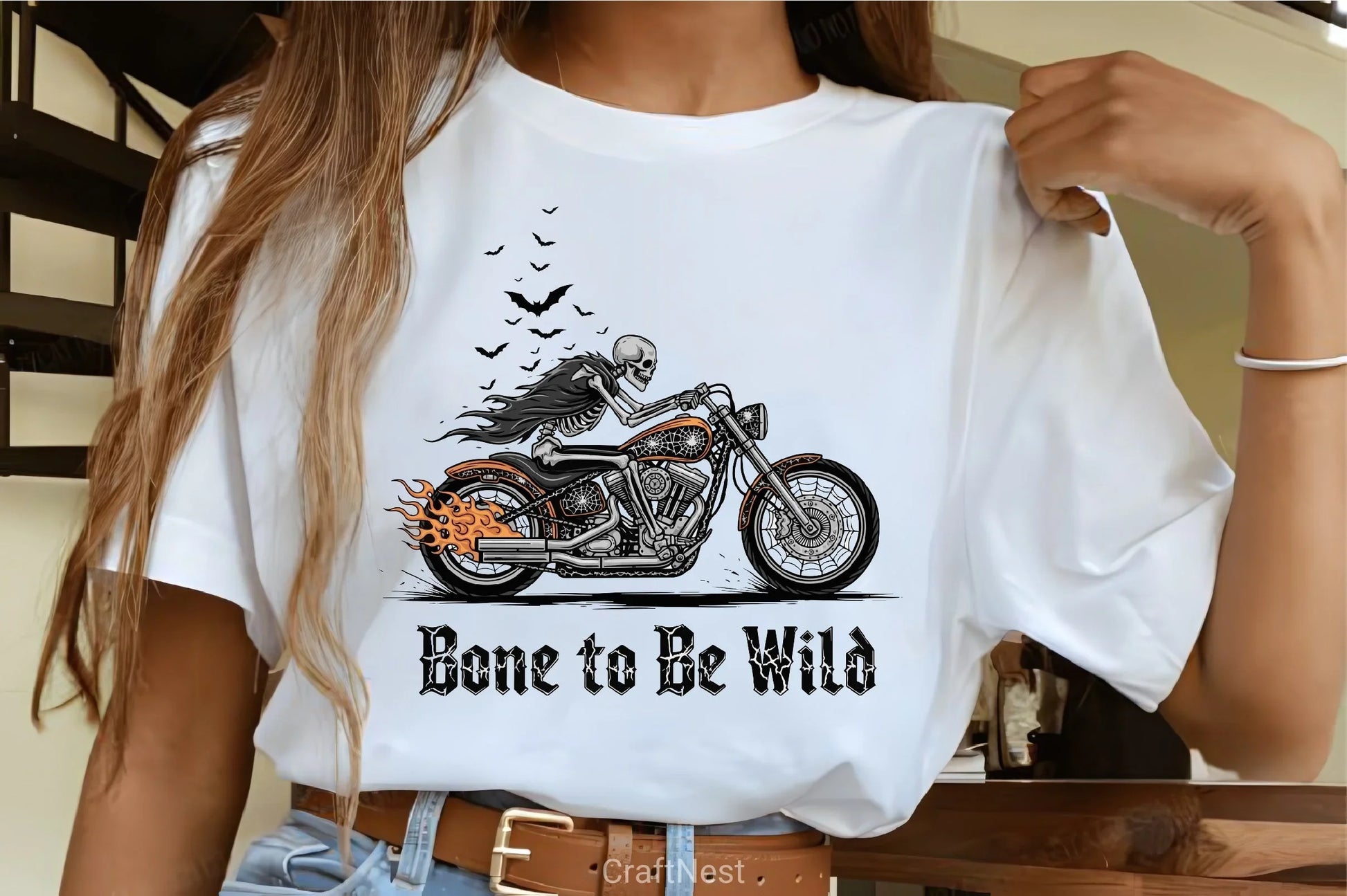 Bone To Be Wild Skeleton Biker Clipart Bundle 2 - CraftNest - Digital Crafting and Art