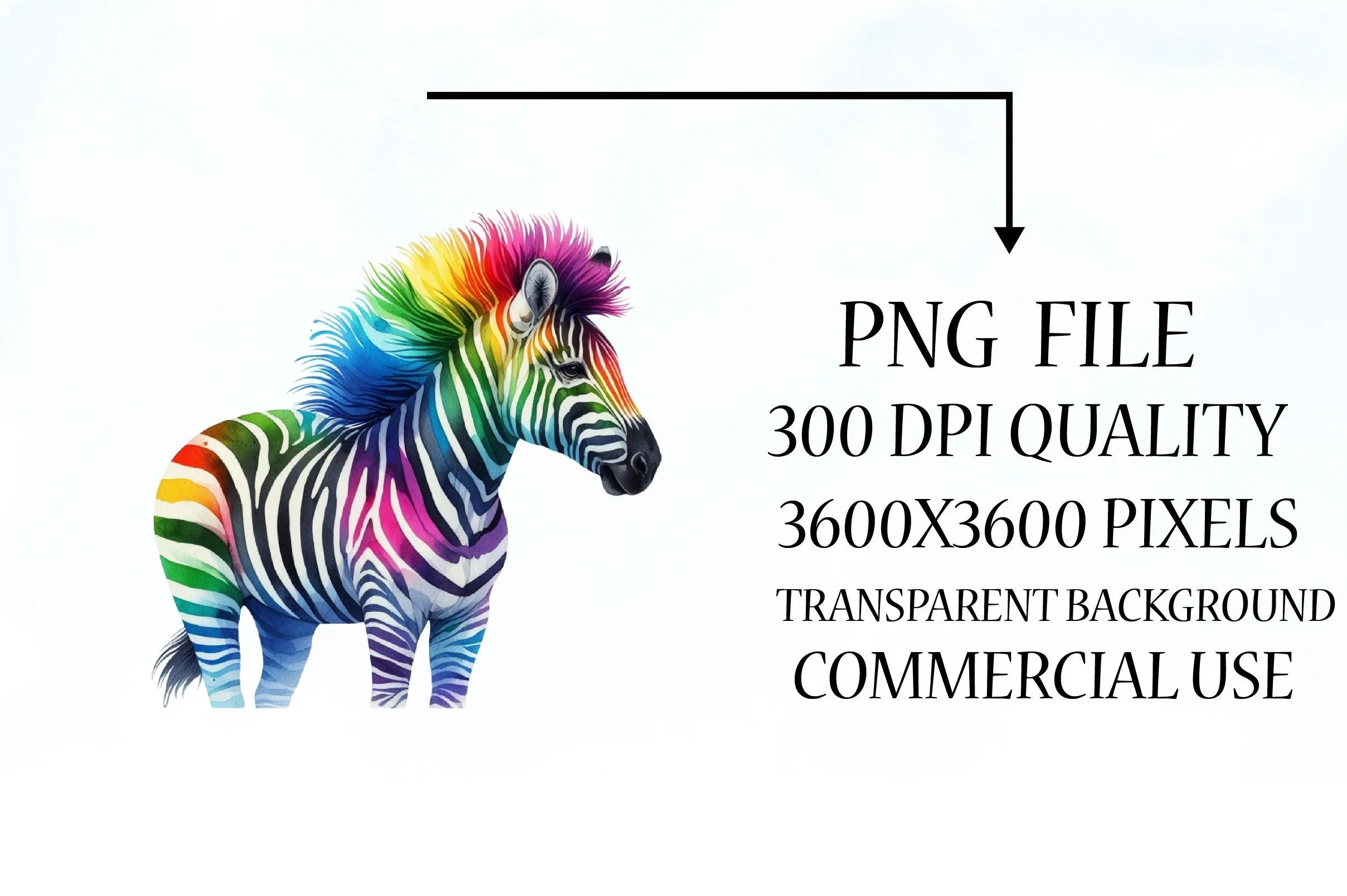 Rainbow Animals Clipart Bundle 9 - CraftNest - Digital Crafting and Art
