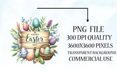Happy Easter Clipart Bundle 15 - CraftNest - Digital Crafting and Art