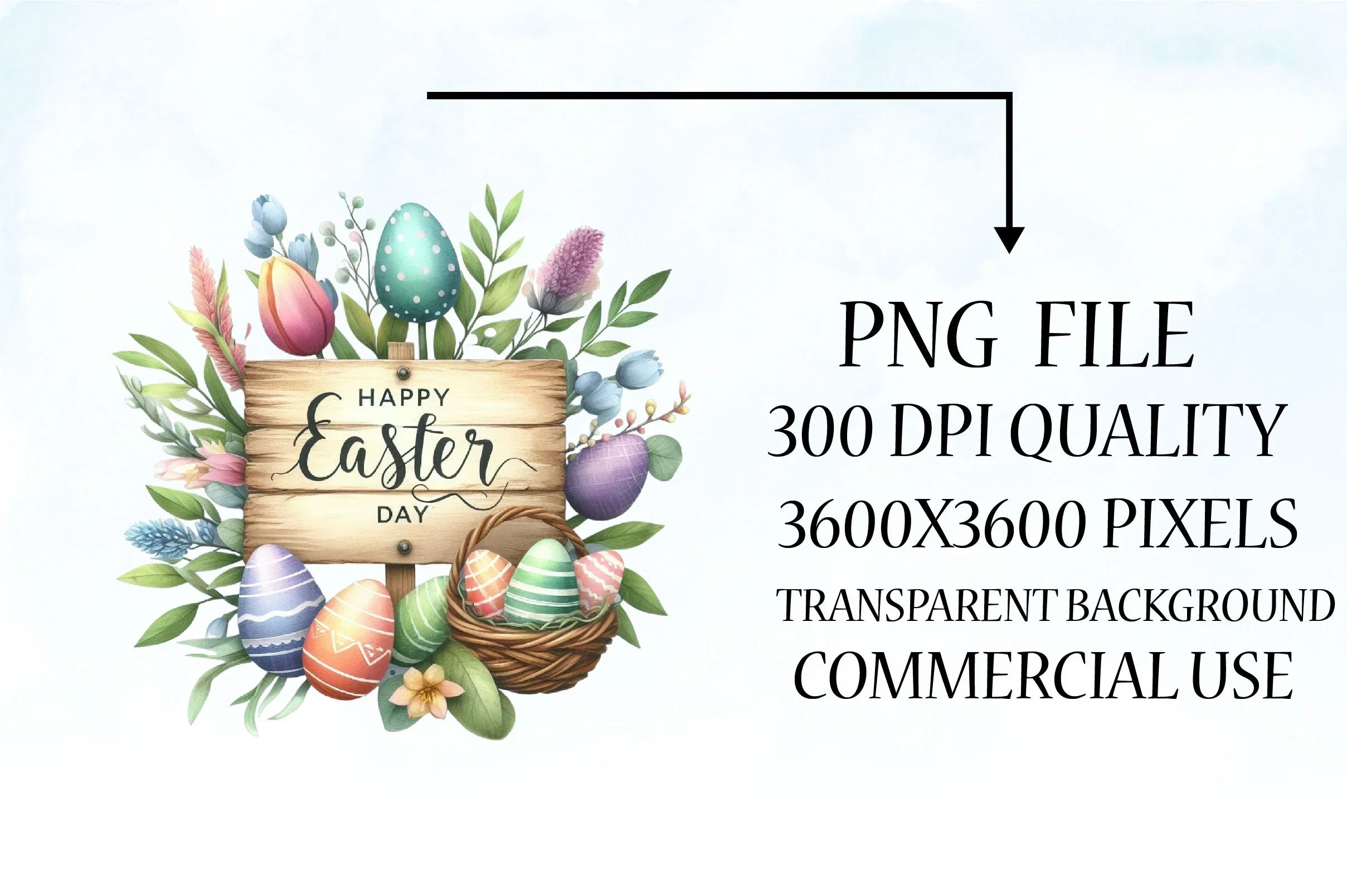 Happy Easter Clipart Bundle 15 - CraftNest - Digital Crafting and Art