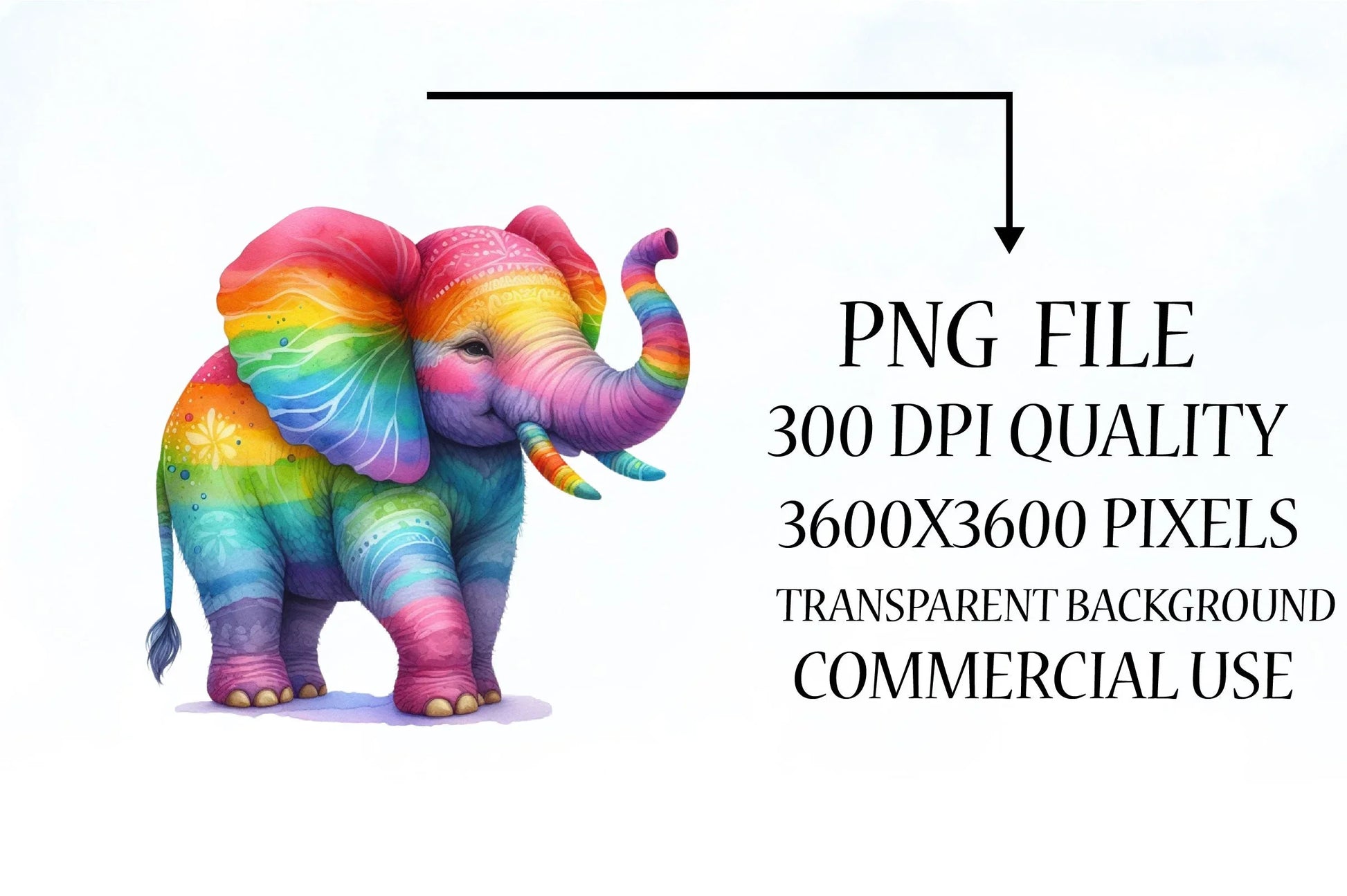 Rainbow Animals Clipart Bundle 21 - CraftNest - Digital Crafting and Art