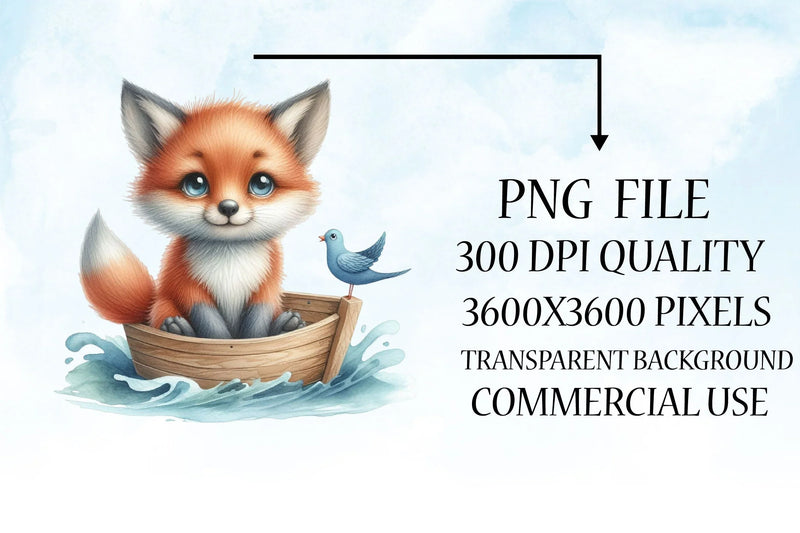 Cute Baby Animals Boat Clipart Bundle 1 - CraftNest - Digital Crafting and Art