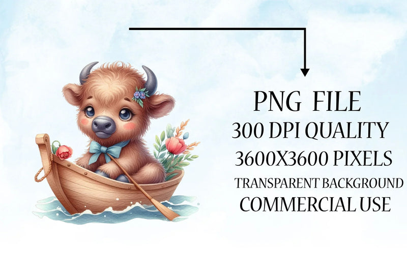 Cute Baby Animals Boat Clipart Bundle 3 - CraftNest - Digital Crafting and Art