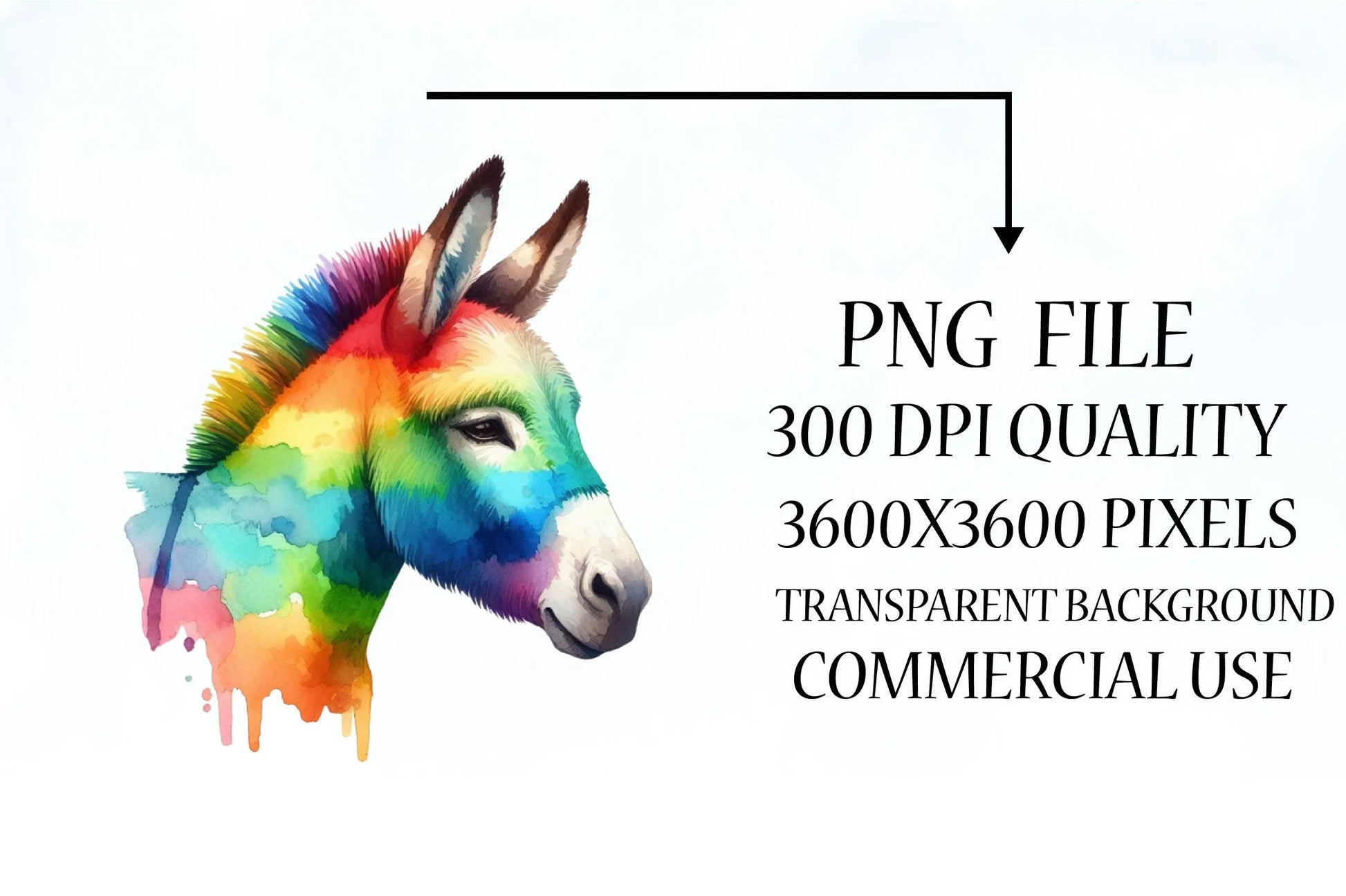 Rainbow Animals Clipart Bundle 3 - CraftNest - Digital Crafting and Art
