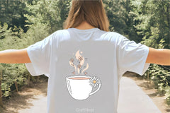 Cozy Tea Floral Steam & Daisy Clipart Bundle - CraftNest - Digital Crafting and Art