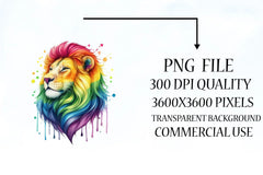 Rainbow Animals Clipart 23 - CraftNest - Digital Crafting and Art