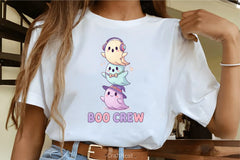 Boo Crew Ghosts Clipart Bundle - CraftNest - Digital Crafting and Art