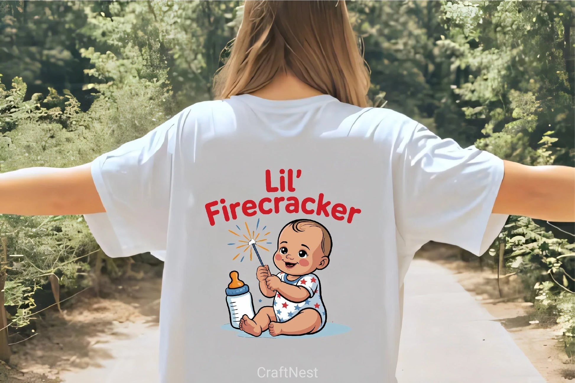 Baby Firecracker 4th of July Clipart Bundle - CraftNest - Digital Crafting and Art