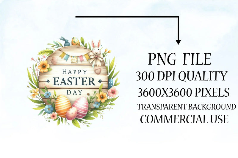Easter Day Board Clipart Bundle 1 - CraftNest - Digital Crafting and Art