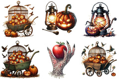 Antique Halloween Clipart Bundle 2 - CraftNest - Digital Crafting and Art
