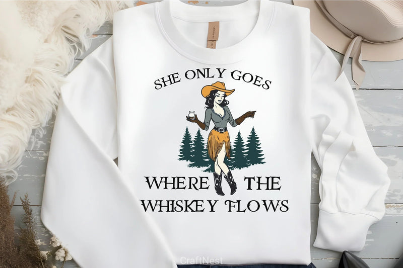 Whiskey Cowgirls Clipart Bundle - CraftNest - Digital Crafting and Art
