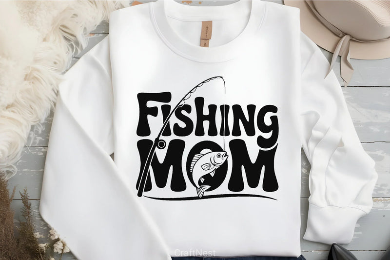 Fishing Mom Clipart Bundle - CraftNest - Digital Crafting and Art